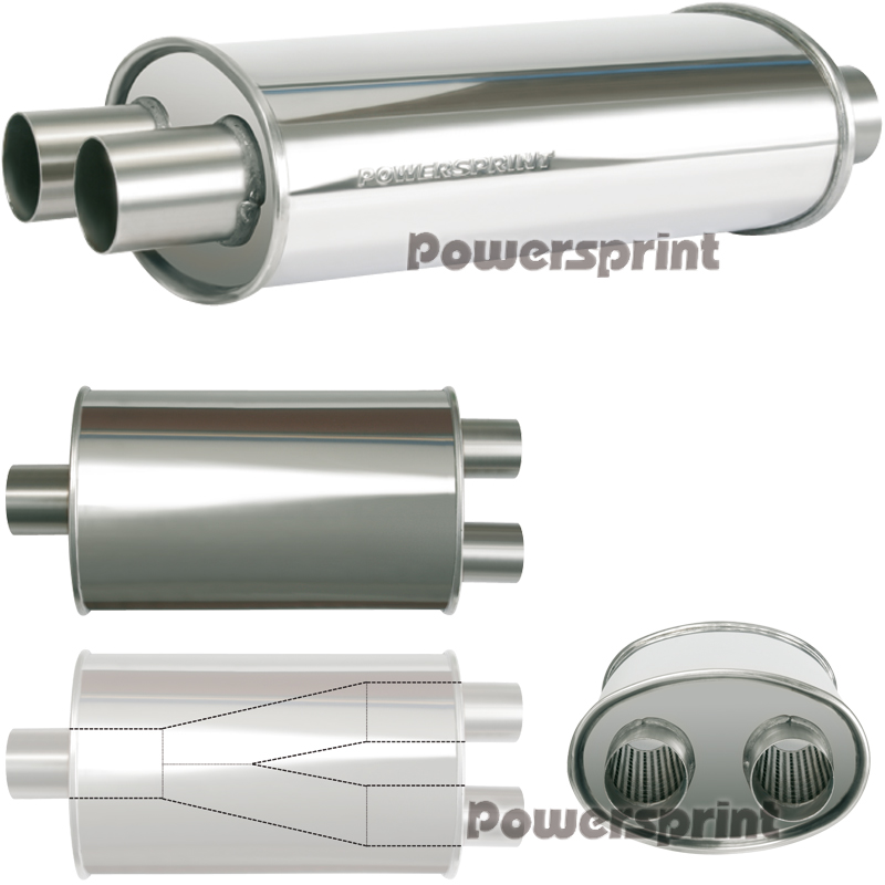 Powersprint Edelstahl Schalldämpfer