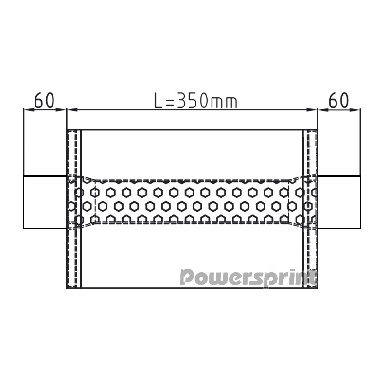 Powersprint Schalldämpfer HF-35
