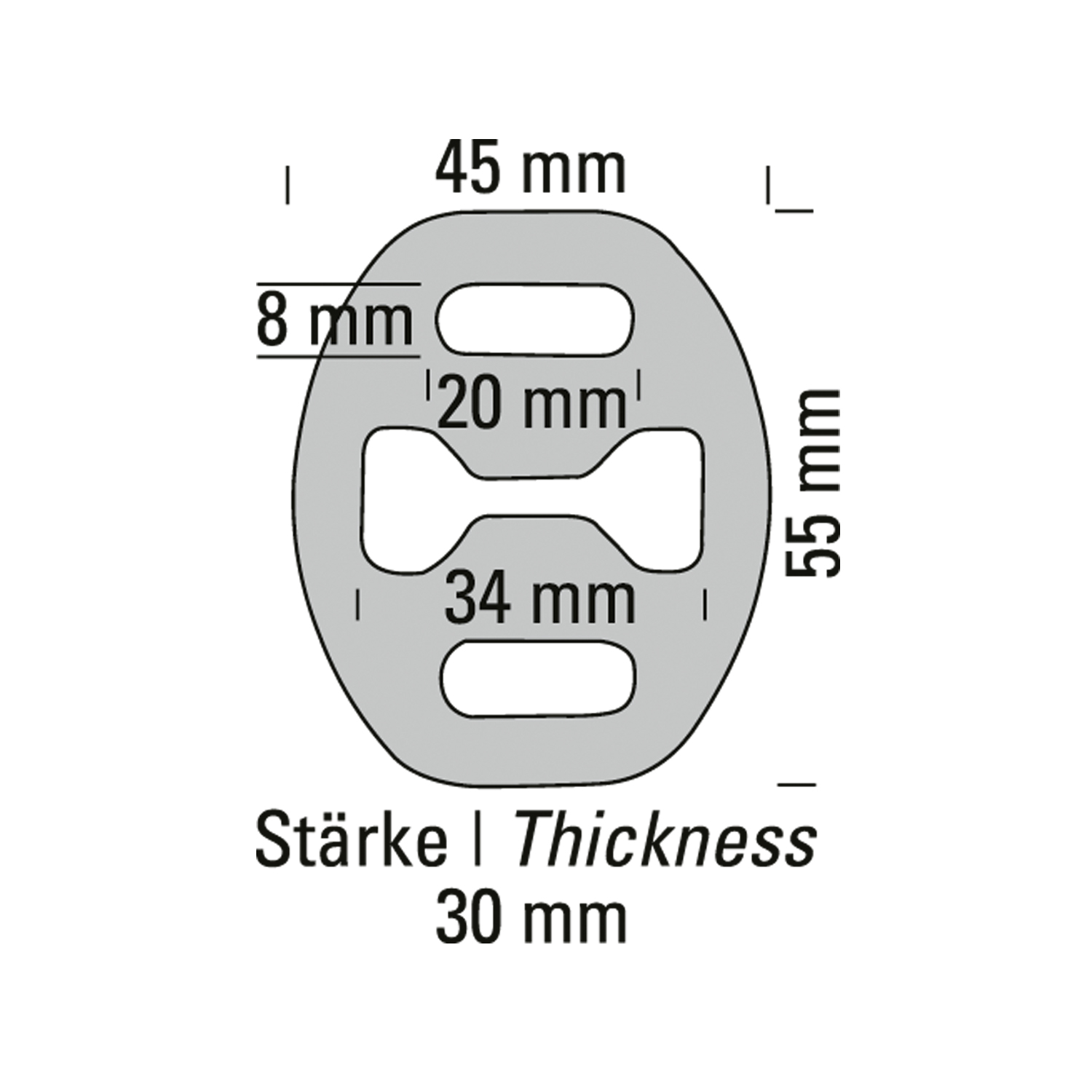 Silikon Auspuffgummi verstärkt