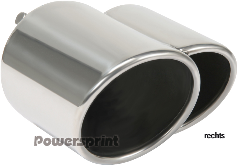 Powersprint Universal Endrohre Edelstahl poliert (999678L)