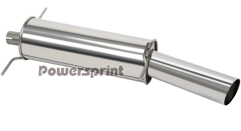 Powersprint Edelstahl Endschalldämpfer (992010)
