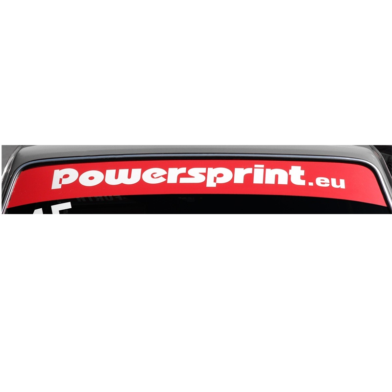 Powersprint Frontscheiben Aufkleber