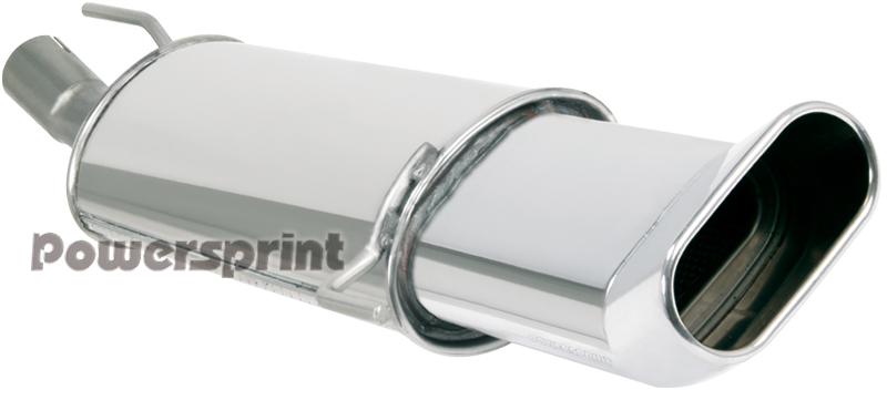 Powersprint Edelstahl Sportschalldämpfer