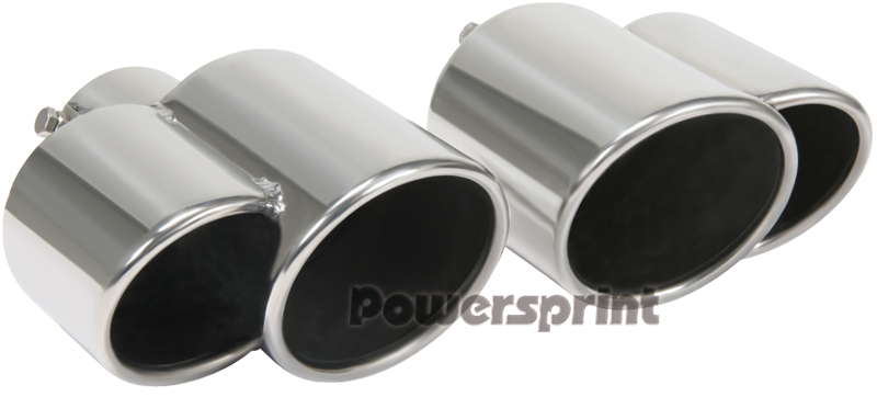 Powersprint Universal Endrohre Edelstahl poliert (999679)