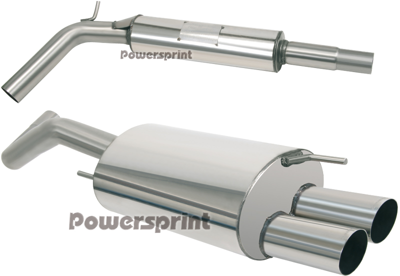 Powersprint RacingPowersprint Edelstahl Komplettanlage (952001)