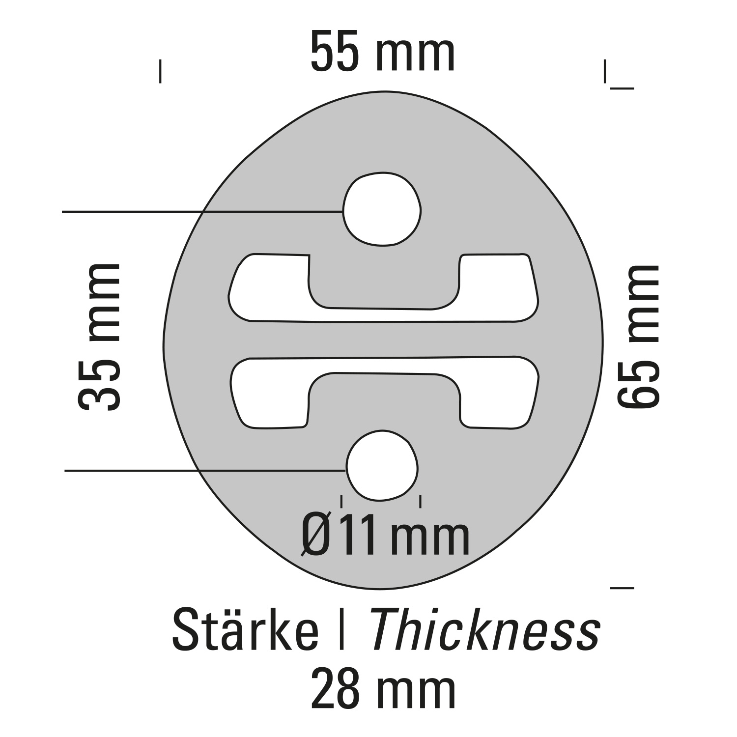 Silikon Auspuffgummi verstärkt