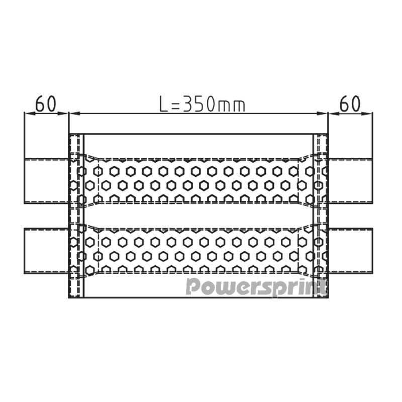 Powersprint Schalldämpfer HF-35